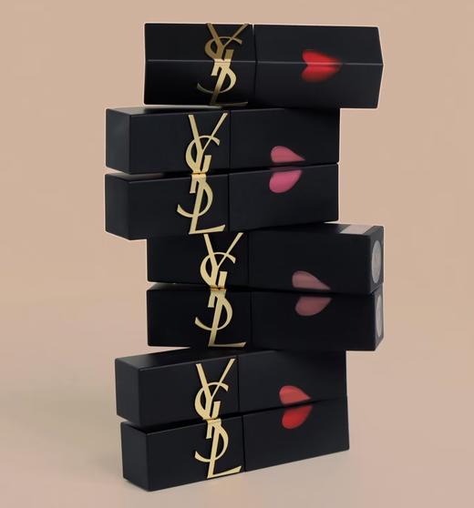 【礼物推荐】圣罗兰（YSL）新品爱心黑管绒雾哑光唇釉216#231#234#236#232#201#202# 商品图2