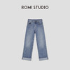 ROMI STUDIO“美国牛仔” 长绒竹节棉斜纹肌理感牛仔裤 RW24AXD0377/RWBAXD1494 商品缩略图4