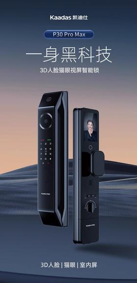 【南京焕新】凯迪仕密码锁 P30ProMax 可预约时间上门安装