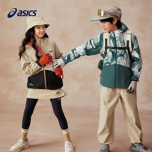 【Teflon三防科技】Asics/亚瑟士童装轻薄款运动外套2025年春季 商品图3