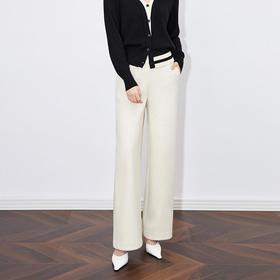 【高货wl】全新升级【铂金会员247/天猫329/差价82】(52903) 洛诗琳秋冬新款显瘦显腿长高腰休闲直筒长阔腿休闲长裤女