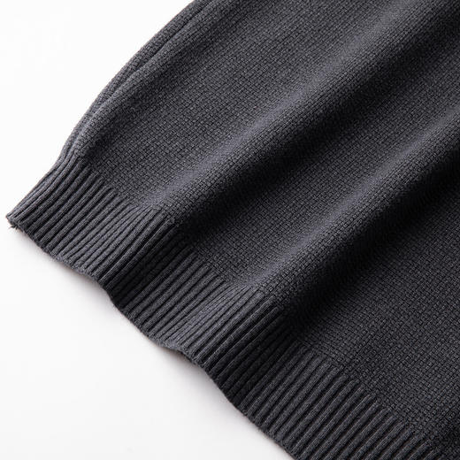 【提花华夫格】罗蒙秋冬男士假两件衬衫领针织衫百搭舒适男士衬衫长袖衬衫男 商品图7