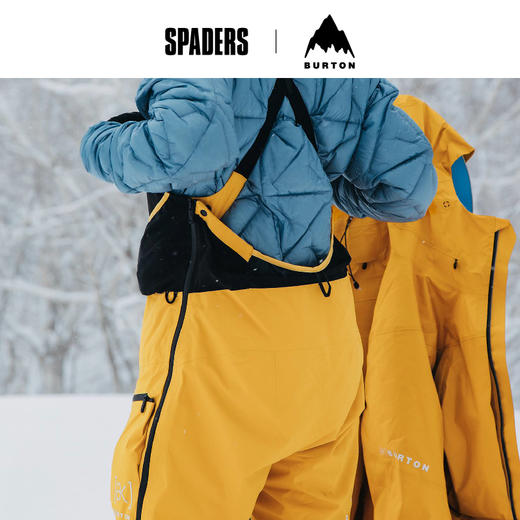 24/25BURTON雪服M AK GORE TUSK BIB GOLDENROD 商品图3