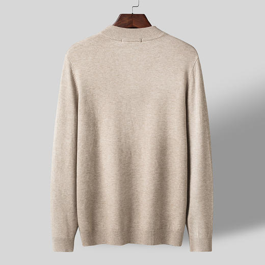 罗蒙经典男士半高领百搭毛衣男秋冬打底衫亲肤男针织衫百搭休闲男士毛衣毛衫 商品图4