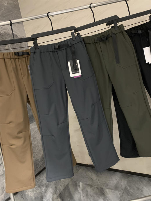 户外软壳！2024秋冬格纹梭织锁温保暖机能腰带伞兵休闲裤男款！ 商品图6