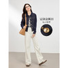 【1件75折】熙世界美式复古牛仔外套女2025春秋新款百搭休闲翻领夹克开衫上衣 商品缩略图2