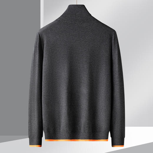 罗蒙男士冬季高领毛衣保暖针织衫舒适百搭男亲肤毛衫男士针织衫男毛衣 商品图4