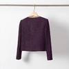 IWY/秋冬新款紫色小香风套装裙女高级感短外套气质名媛两件套 WCQ031-Q 商品缩略图4