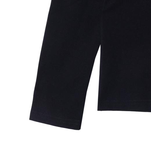 T2183秋冬季新款时尚个性韩版纯色纽扣小V领长袖T恤百搭情侣套头上衣 商品图4