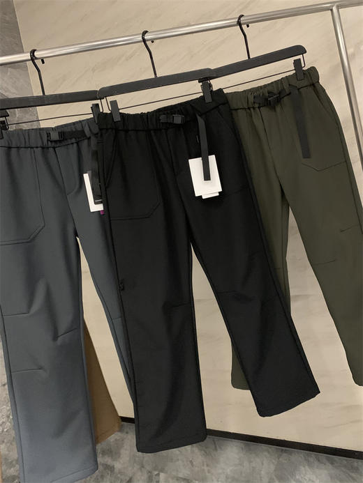 户外软壳！2024秋冬格纹梭织锁温保暖机能腰带伞兵休闲裤男款！ 商品图5