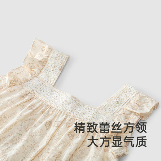 【高定系列】英氏女童裙子夏季可爱小女孩连衣裙2025新款背心裙子 商品图3