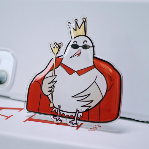 一周文案原创正版 欧皇好运金属徽章 鸥皇驾到好运降临 商品图1