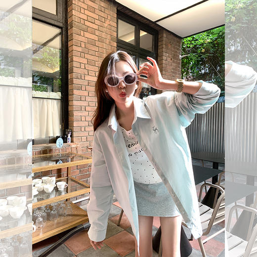 <曾小咸推荐>新品现货秒杀！卖完下架不再补 ！微信粉丝打折价！！3色长袖衬衫 日常159.99/件 立减70 秒杀89.99/件！！ 商品图3