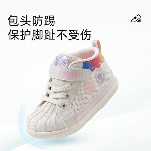 泰兰尼斯春款婴童段贝壳头学步鞋T01B3A2485 商品图3