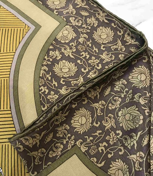 优品堂【繁花似锦】桑蚕丝110×110方巾 商品图13