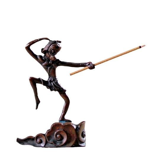 花果山大圣香插香座线香炉家用室内线香托茶道小摆件檀香沉香香薰炉 商品图4