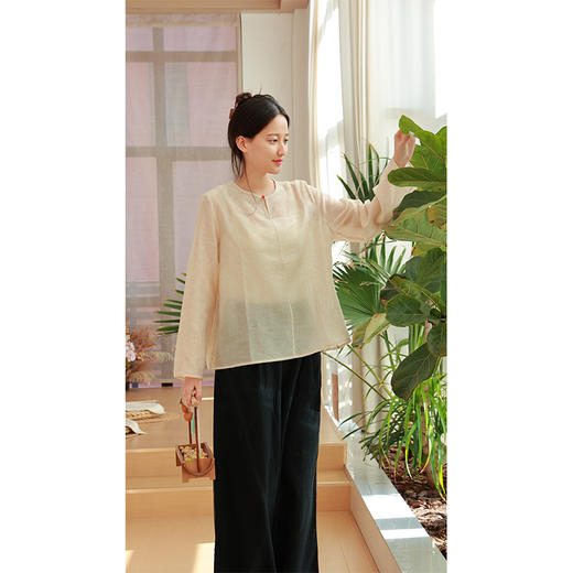 【抖音专属】长安•阔腿裤（23809790BS京元-结缘款） 商品图3