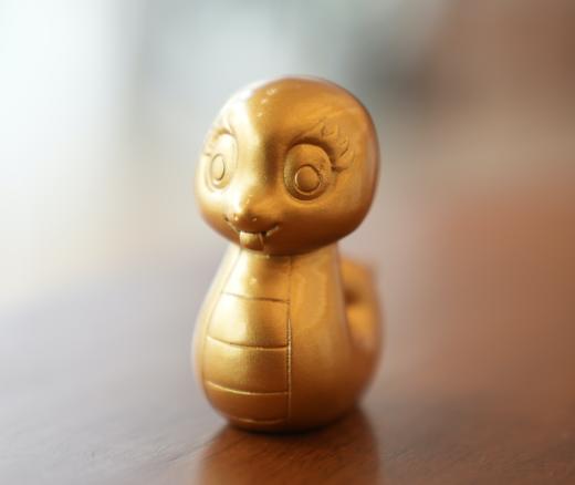 朱炳仁铜2025 灵蛇定乾坤/巳季发财套装/十二生肖蛇 商品图2