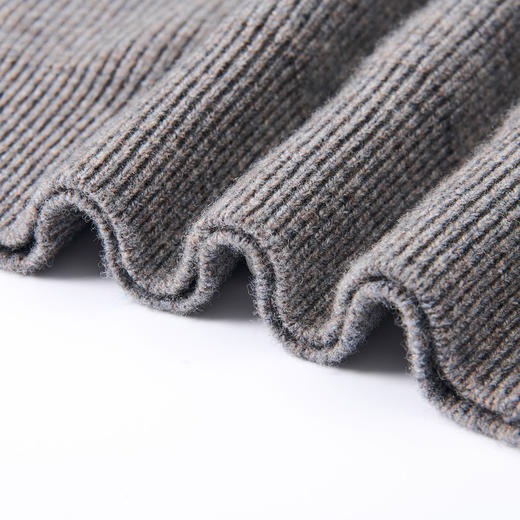 【拉链大翻领】罗蒙男士羊毛衫100羊毛加厚毛衣百搭休闲男士毛衣 商品图7