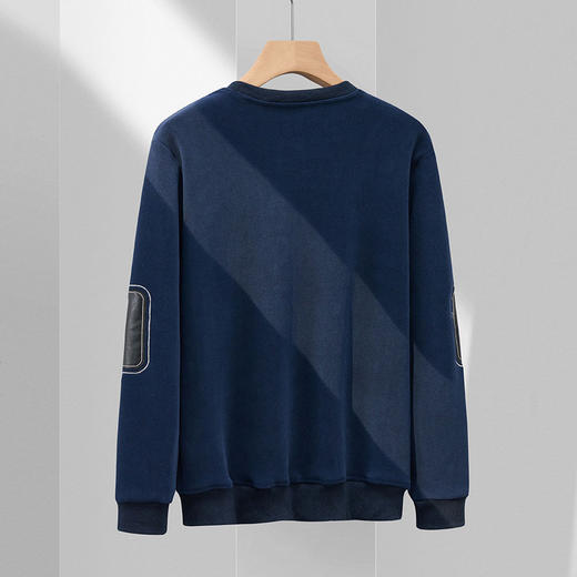 【双面奥利绒】罗蒙男士冬季加绒加厚保暖卫衣男时尚百搭休闲商务男卫衣 商品图5