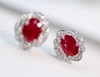 2.31ct刻面红宝石耳钉 商品缩略图0