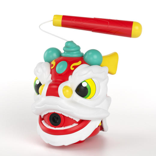 【赠泡泡液】新年舞狮泡泡机 大吉大利 福气满满 新品潮萌舞狮泡泡机 年货充电带灯光 灯笼泡泡机 商品图7