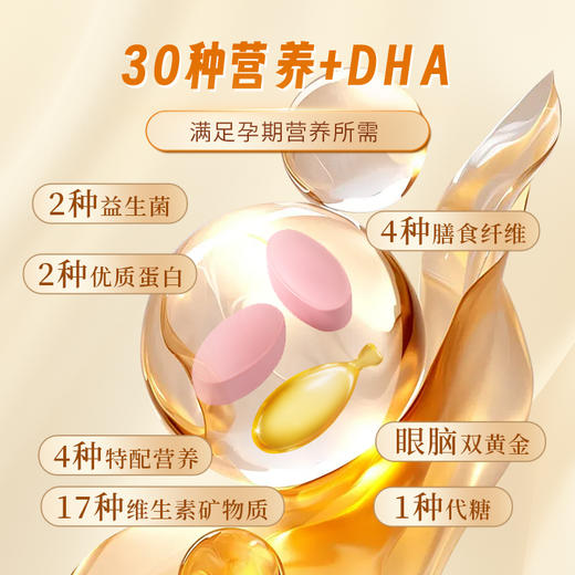 安欣蕴孕妇营养包+安心怡DHA藻油组合【买三组送一盒安心怡DHA，买五送一】 商品图1