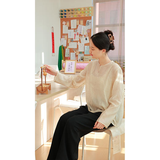 【抖音专属】长安•阔腿裤（23809790BS京元-结缘款） 商品图2