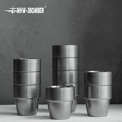 Cream双层不锈钢杯 冰美式拿铁杯啤酒杯 MHW-3BOMBER轰炸机咖啡杯 商品图3