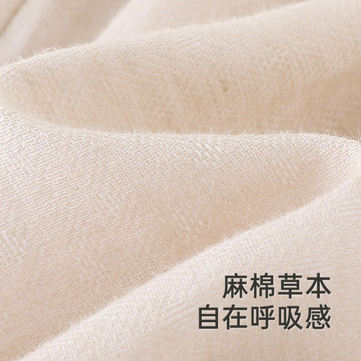 【高定系列】英氏儿童裤子夏季亚麻透气女童短裤中大童宽松休闲裤 商品图1