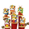 春节舞狮醒狮国潮拼装积木儿童玩具蛇年吉祥物新年礼物 商品缩略图4