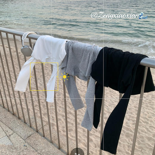 <曾小咸推荐>基础款3色修身显瘦长袖T恤打底衫 商品图3