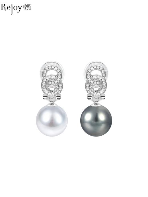 【天猫同款】18k金两戴款钻石珍珠耳夹  Infinity 商品图0