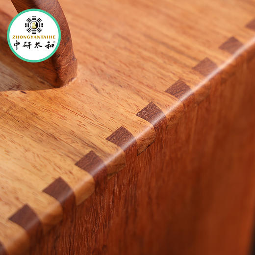 红木手提柜实木箱子茶饼书柜古典中式多层收纳药箱手饰花梨木提篮 商品图3