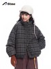 早乙女惠子saotome/STMMF244480/日系复古休闲肌理格纹立领棉服 商品缩略图3
