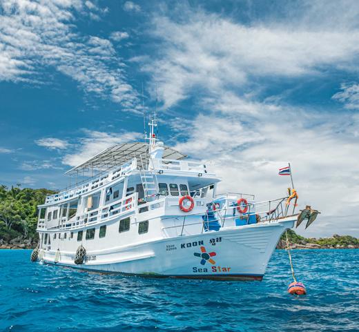 泰国普吉斯米兰群岛二日游【两天一晚船宿OW持证四次潜水|夜间/深潜水】往返接送 商品图1