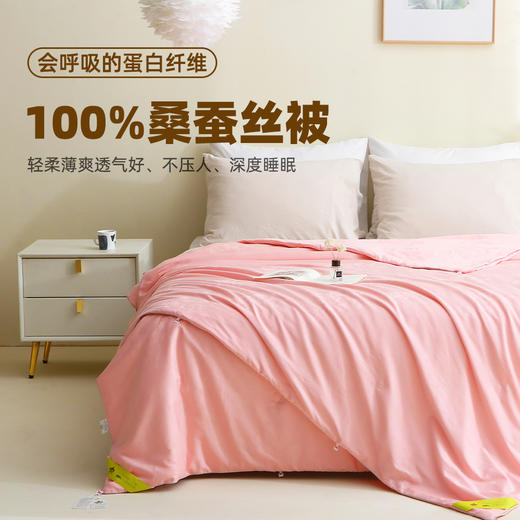 【桑园公社】蚕丝被 ~贡缎提花系列 商品图0