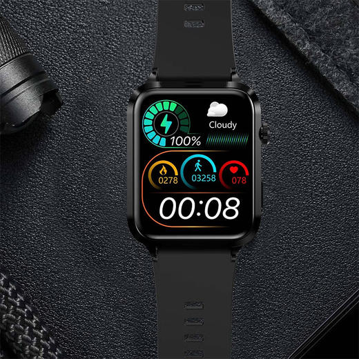 Lefit 气泵加压式血压心率智能手表腕部记录仪手表高精准监测量仪老人血压健康男女通用S11【鲜知10.0】 商品图4