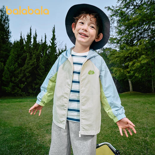 巴拉巴拉童装儿童外套男童女童2025新款春装百搭户外上衣拼色时尚 商品图1