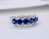 1.3ct刻面蓝宝石戒指 商品缩略图1