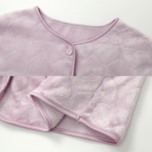 【海信嘉年华】安莉芳新品【软绵绵系列】女士厚款圆领开衫可外穿法兰绒家居服套装EL00644 商品图4