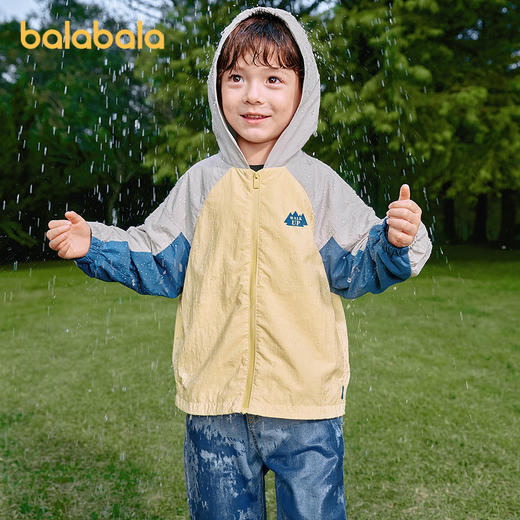 巴拉巴拉童装儿童外套男童女童2025新款春装百搭户外上衣拼色时尚 商品图2