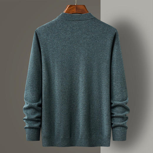 【羊毛羊绒】罗蒙经典男士加厚羊毛衫男保暖羊毛衫舒适男羊毛衫羊绒衫 商品图8