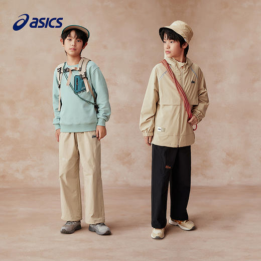 【商场同款】Asics/亚瑟士童装2025年春季新品运动针织收脚长裤 商品图4