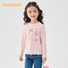 巴拉巴拉童装儿童长袖T恤女童2025新款春装甜美印花上衣宝宝打底 商品缩略图0