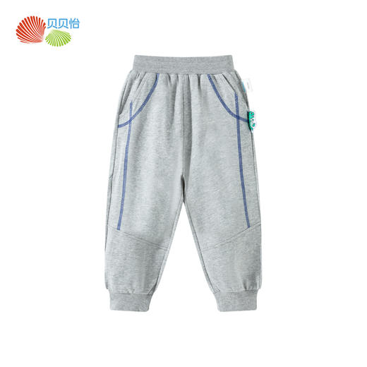 贝贝怡男童春秋纯棉休闲长裤裤子ZB1EK021 商品图11