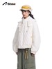 早乙女惠子saotome/STMMF244469/短款菱形格绗缝连帽棉服 商品缩略图0