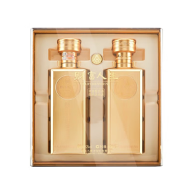 【礼赠好礼】五粮液 财富人生金砖 浓香型白酒 52度 500ml* 2瓶礼盒装 拍3发原箱