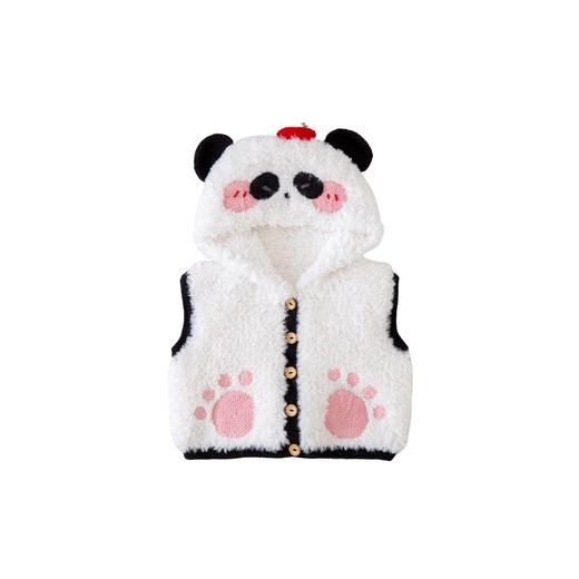 苏苏姐家卡通绒绒马甲手工diy编织钩针毛线团自制马甲材料包 商品图4