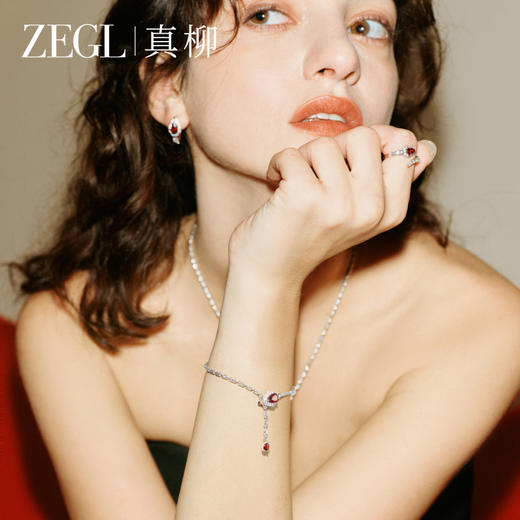 ZEGL设计师小灵蛇蛇年本命年手链女2025年新款小众精致红色手饰品 商品图2